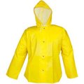 Tingley Rubber Tingley® J31107 Webdri® Storm Fly Front Hooded Jacket, Yellow, Large J31107.LG
